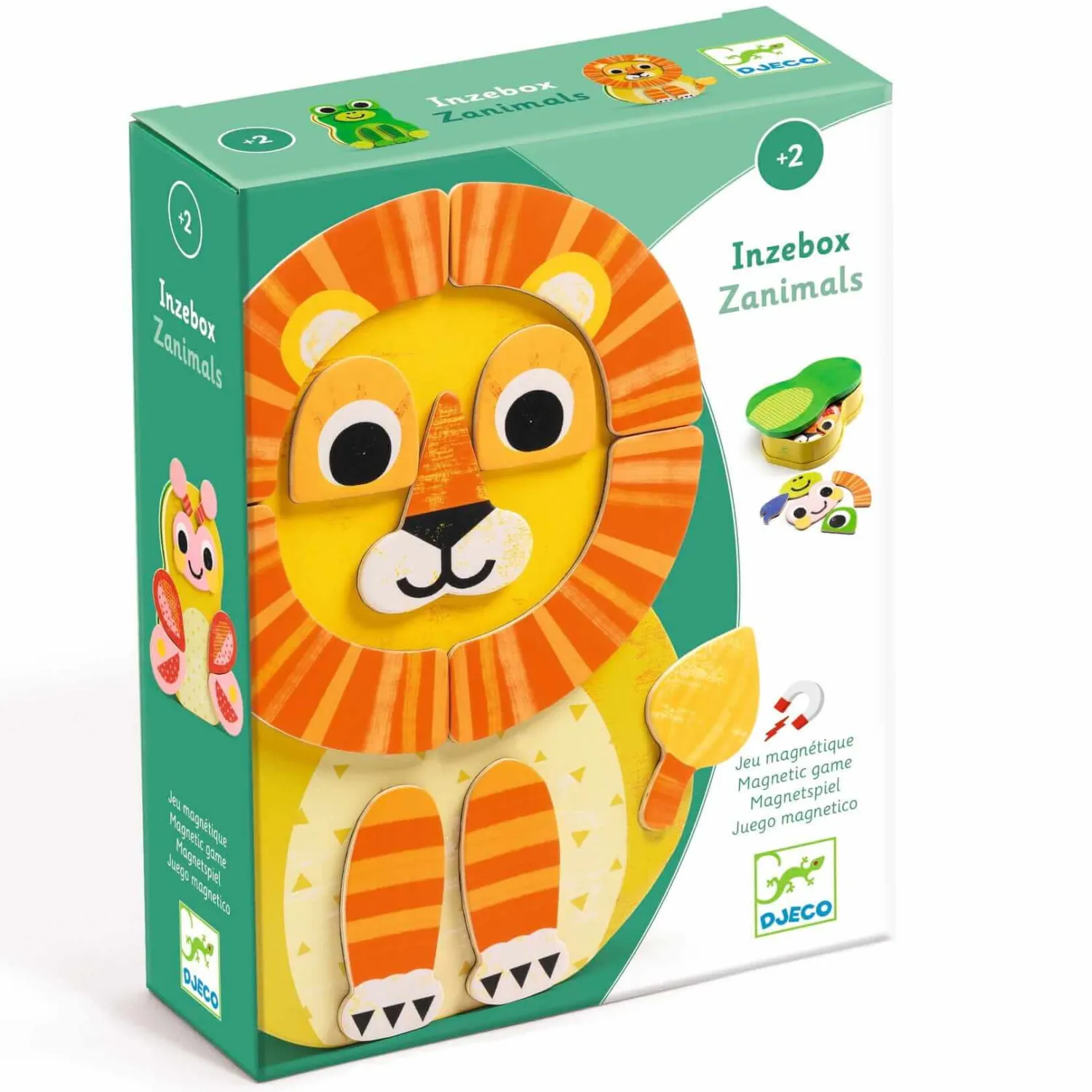 Djeco Magnetyczne puzzle ZANIMALS