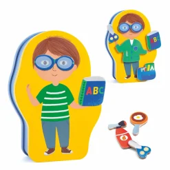 Djeco Magnetyczne puzzle ZAWODY