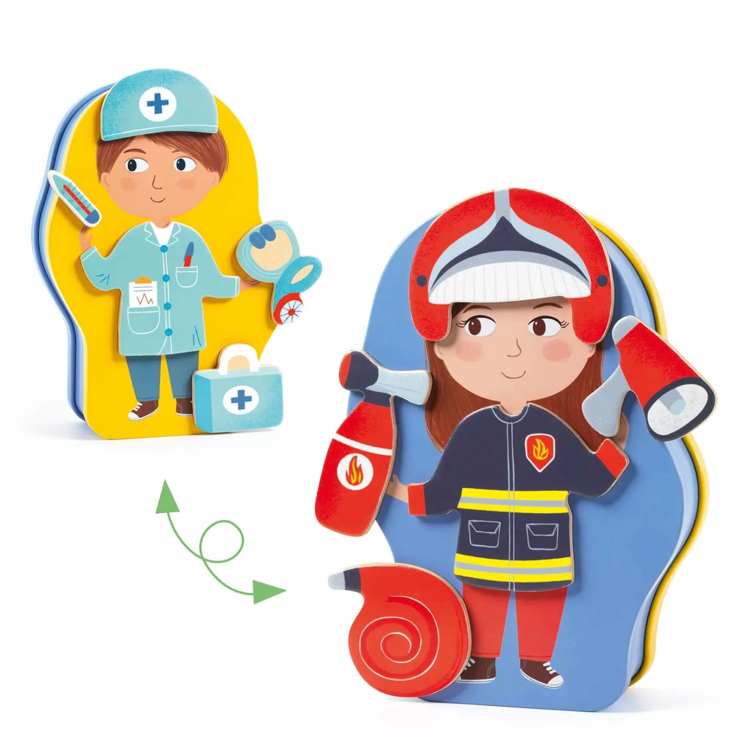 Djeco Magnetyczne puzzle ZAWODY