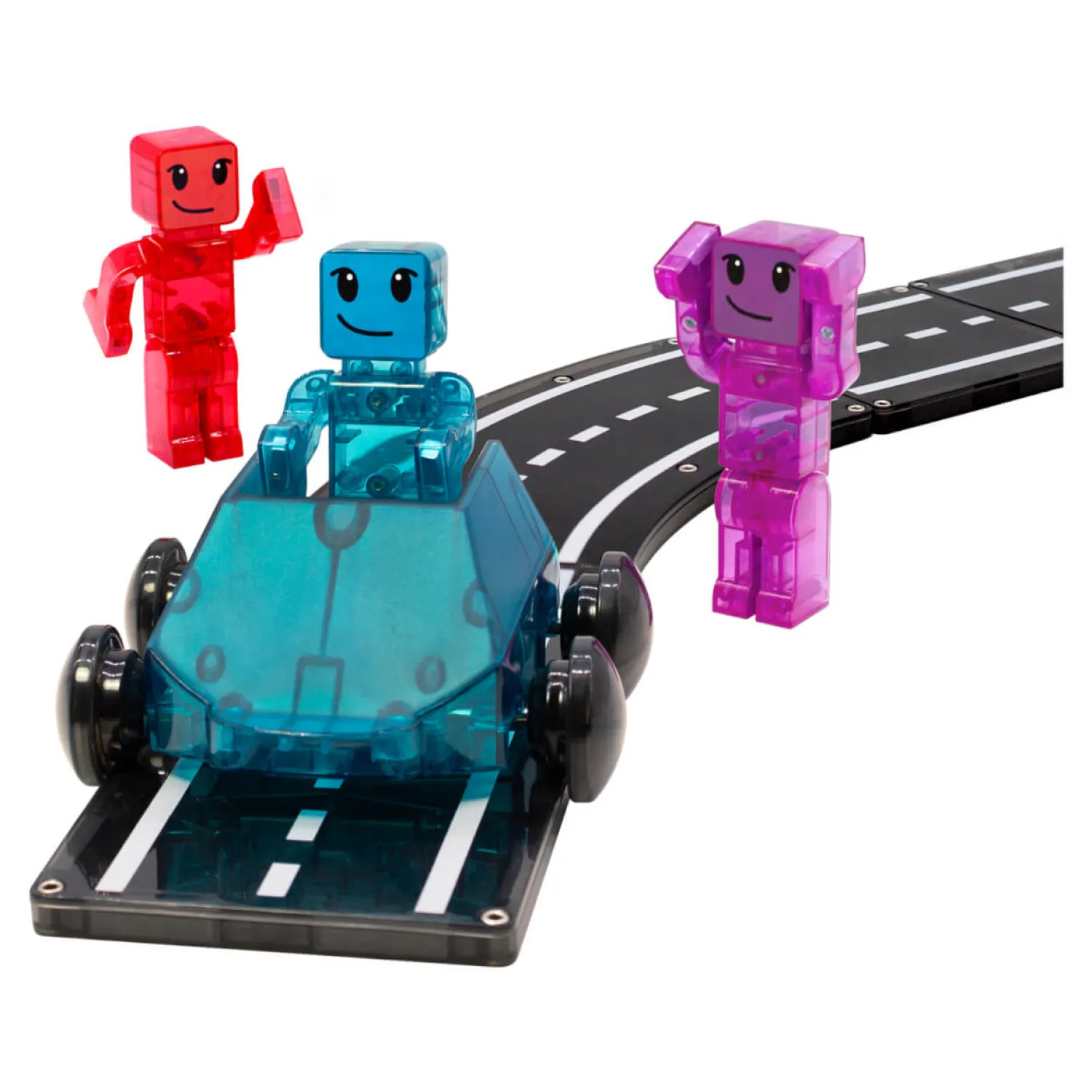Magna-Tiles Magnetyczne Samochodziki Dashers 6 el.