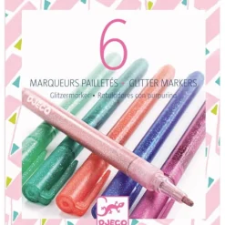 Djeco Markery brokatowe SWEET - 6 szt.