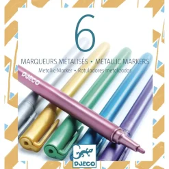 Djeco Markery metaliczne - 6 szt.