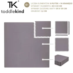 Dzieci Toddlekind Mata do zabawy piankowa podłogowa Classic Playmat Storm