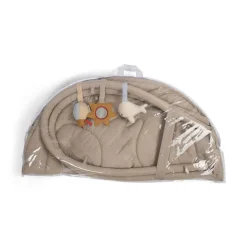 Dzieci Filibabba Mata edukacyjna z 3 zabawkami - Beige