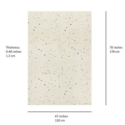 Dzieci 3 Sprouts Mata piankowa EVA Terrazzo Cream