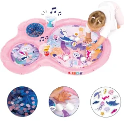 LUDI Mata wodna dla niemowląt, wersja maxi - różowa