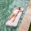 The Swim Essentials Materac do pływania Old Pink Leopard