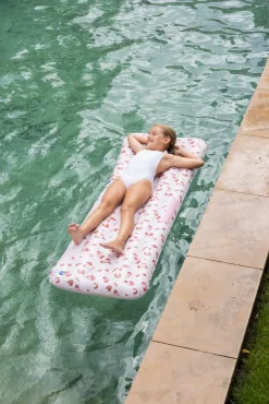 The Swim Essentials Materac do pływania Old Pink Leopard