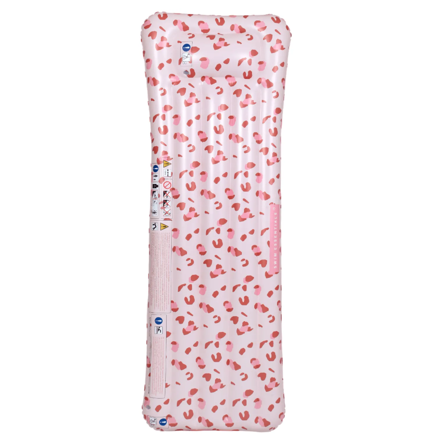 The Swim Essentials Materac do pływania Old Pink Leopard