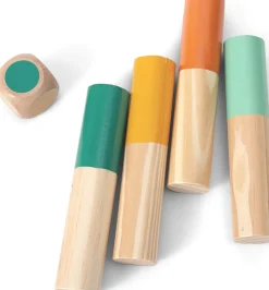 BS Toys Mega Wieża Balansowa z kostką, gra zręcznościowa