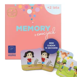 rozwojowa mama Memory o emocjach – gra o emocjach + mini e-book 2+