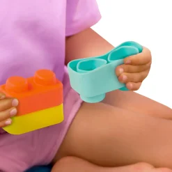 B.Toys Miękkie klocki sensoryczne z WAGONIKAMI - Buildin’ Squishies