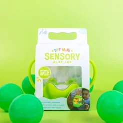 Dzieci Glo Pals Mini słoik sensoryczny, świecący do napełnienia wodą - zielony