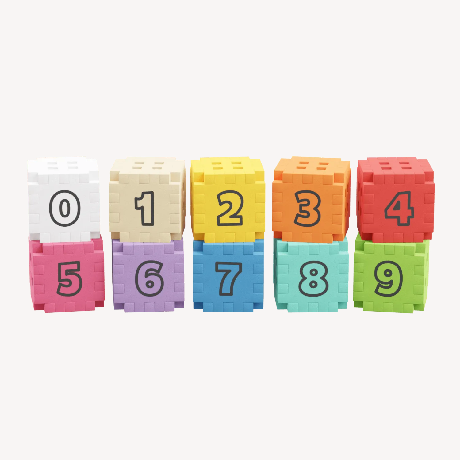 Marioinex Mini Waffle - EDU - kostki matematyczne
