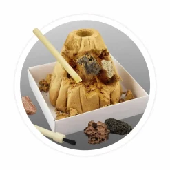 Buki Mini wulkan - erupcja i odkopywanie