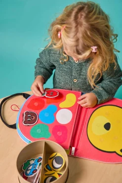 OMY Montessori miękka książka aktywizująca - kształty i kolory
