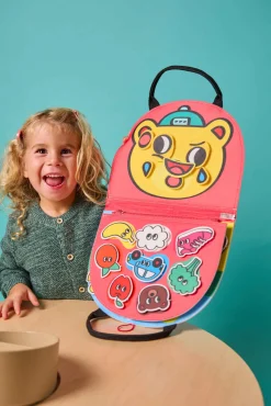 OMY Montessori miękka książka aktywizująca - kształty i kolory
