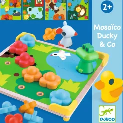 Djeco Mozaika DUCKY&CO - kolorowe obrazki
