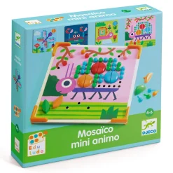 Djeco Mozaika MINI ANIMO - kolorowe obrazki