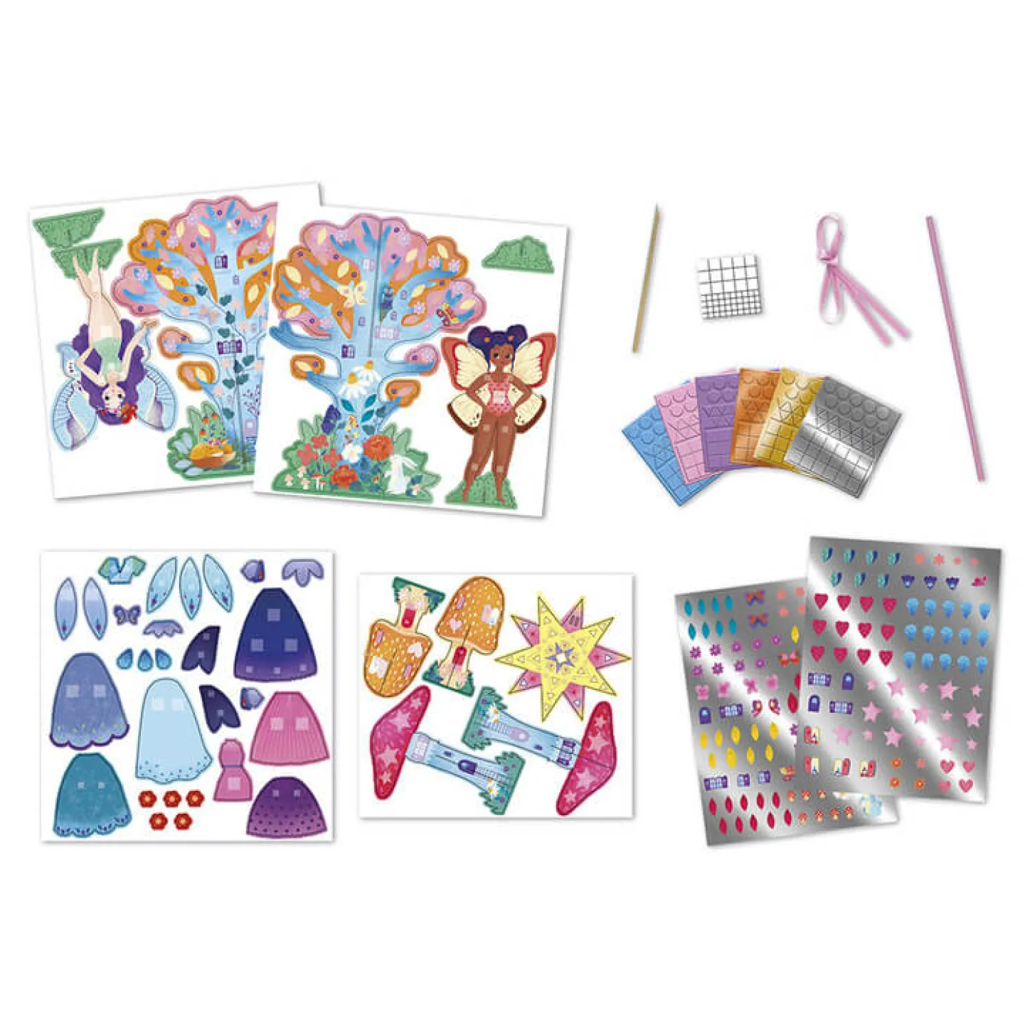Dzieci Janod Multizestaw kreatywny 11 dekoracji Wróżki Magic Fairies 5+
