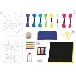 Janod Multizestaw kreatywny - Kolory I love creativity 8+