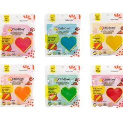 ChildGen Naturalna ciastolina do zabawy, KOLORY PODSTAWOWE, eko-pack 6 szt. Re-Fill Play Dough