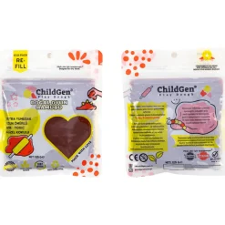 ChildGen Naturalna ciastolina w saszetce re-fill BRĄZOWA, 125g