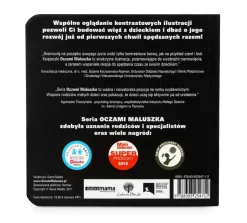 Wydawnictwo Tata Robi Książki Oczami Maluszka kontrastowa książeczka Banan