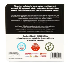 Wydawnictwo Tata Robi Książki Oczami Maluszka kontrastowa książeczka Sztućce