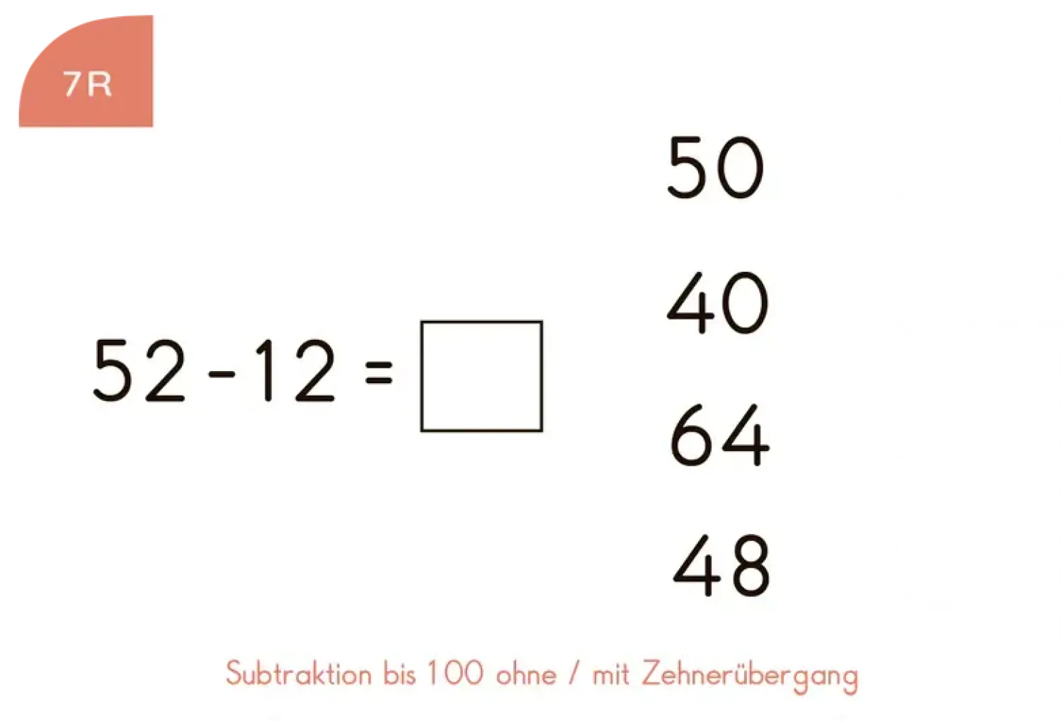 WiemTo Odejmowanie w Zakresie 100. Karty