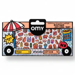 OMY Odlotowe winylowe naklejki - BOUTIQUE HOT DOG