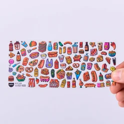 OMY Odlotowe winylowe naklejki - BOUTIQUE HOT DOG