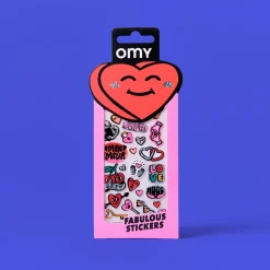 OMY Odlotowe winylowe naklejki - ICONIC LOVE