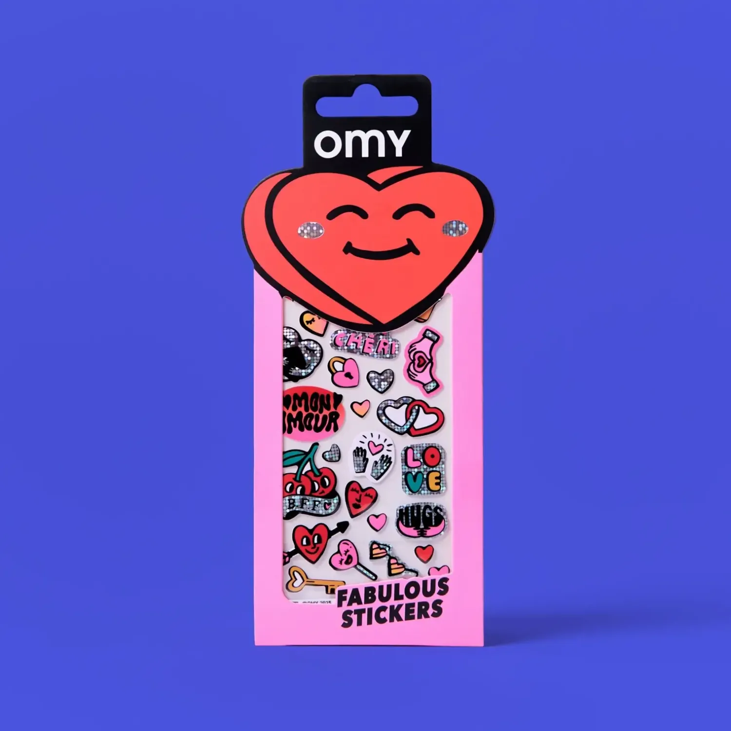 OMY Odlotowe winylowe naklejki - ICONIC LOVE