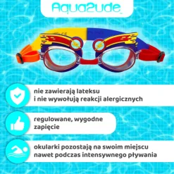 Bling2o Okulary do pływania Aqua2ude - Błyskawica 3+