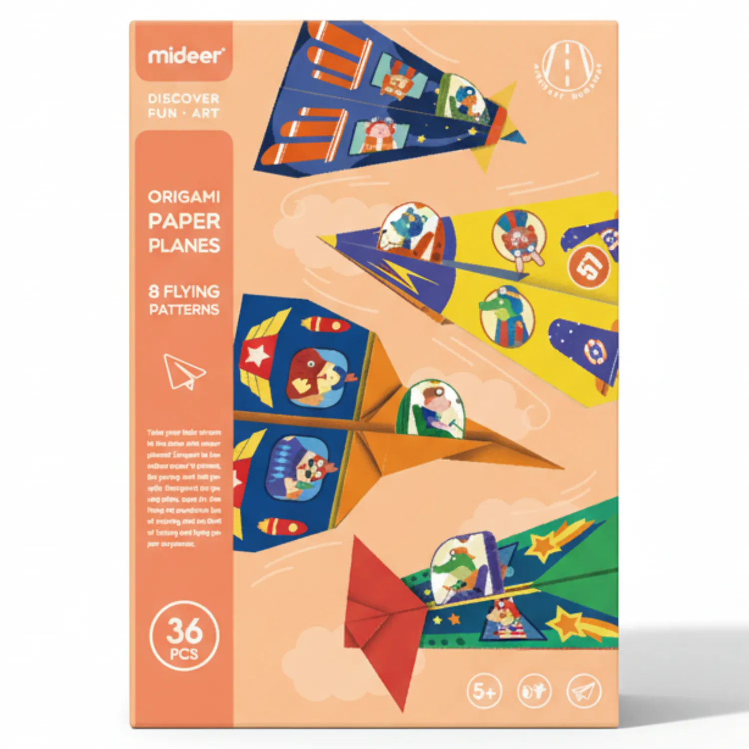 Mideer Origami - Papierowe samoloty