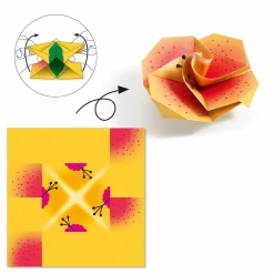 Djeco Origami TROPIKI (neonowe)
