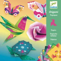 Djeco Origami TROPIKI (neonowe)