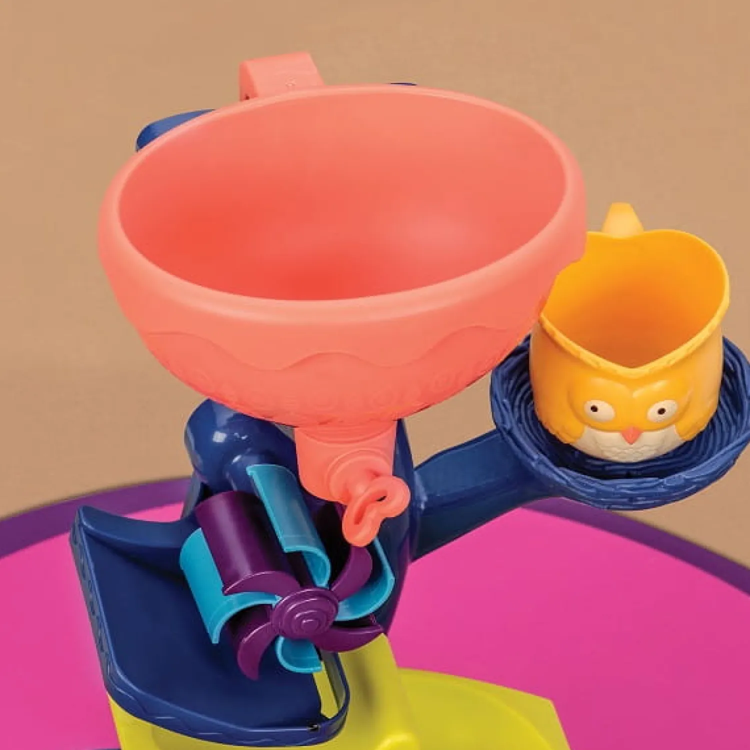 B.Toys Owl About Waterfalls – młyn wodny – kaskada z atrakcjami