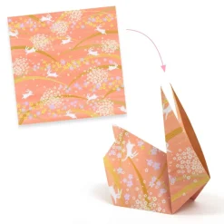 Djeco Ozdobne kartki do origami 100 szt. HARU