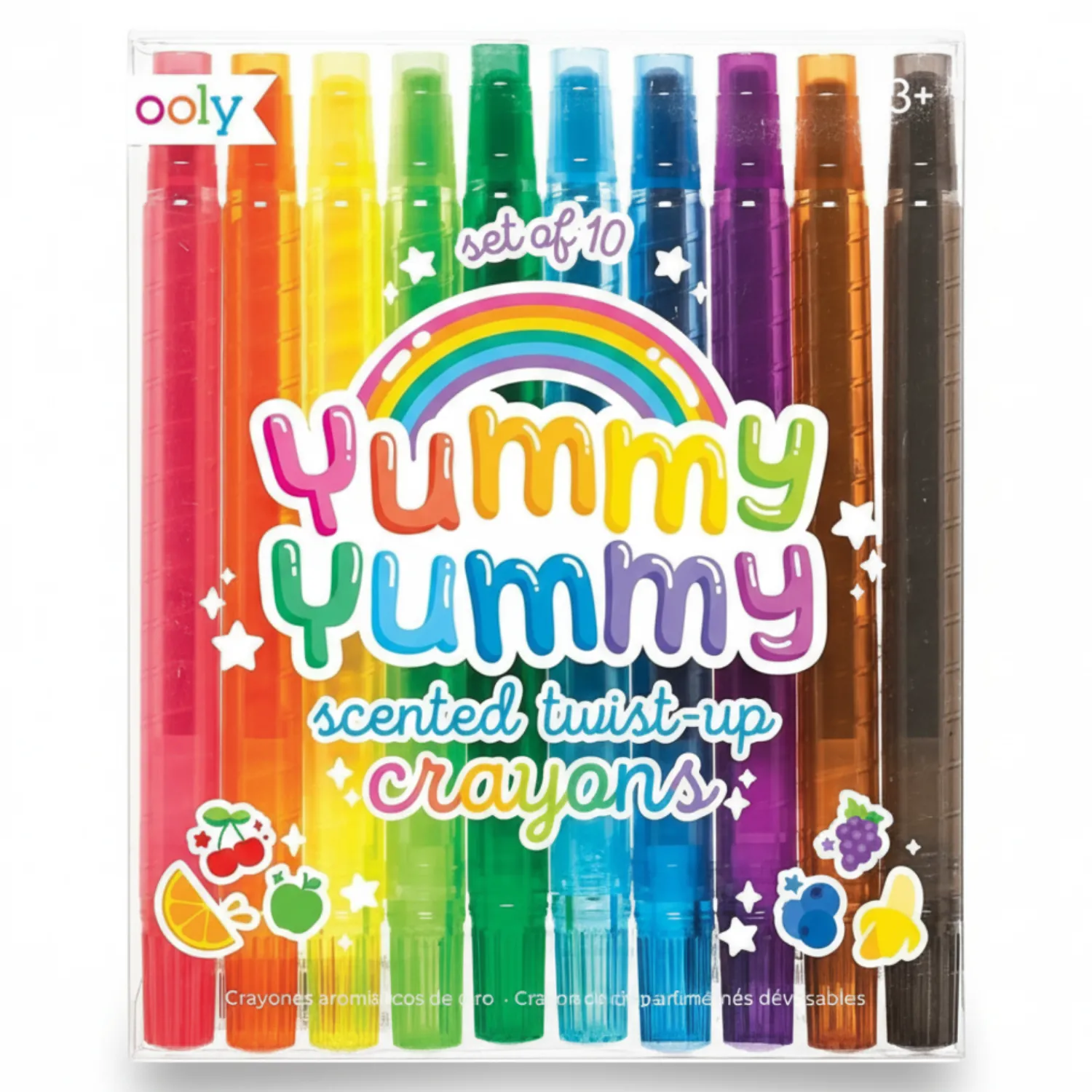 Ooly Pachnące kredki świecowe wykręcane 10szt. Yummy Yummy