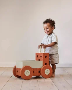 Dzieci MODU Pchacz 3w1 - Burnt Orange, Dusty Green