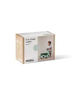 Dzieci MODU Pchacz 3w1 - Ocean Mint, Forest Green