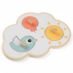 Done by Deer Pierwsze Puzzle z Uchwytami Happy Clouds