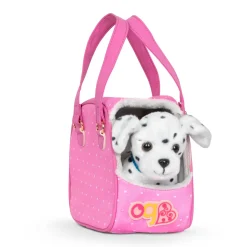 OurGeneration Piesek DALMATYŃCZYK w torebce – Hop in Dog Carrier