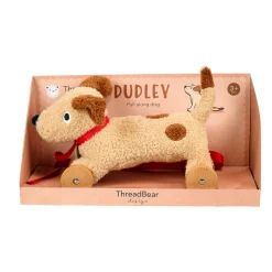 ThreadBear Design Piesek na kółkach do ciągnięcia - Dudley