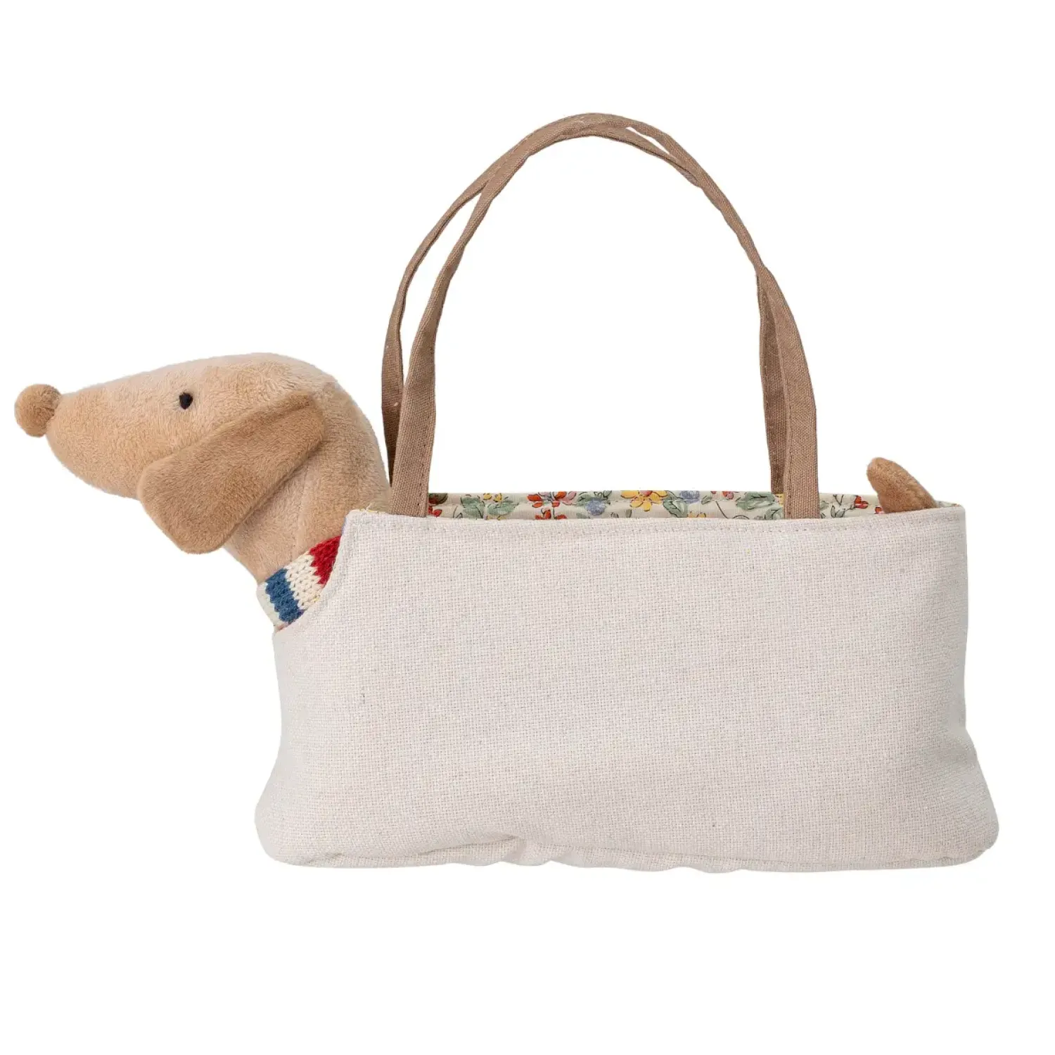 Bloomingville Mini Piesek w torebce Hilena - Nature