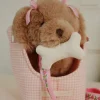 Konges slojd Piesek w torebce - pink check