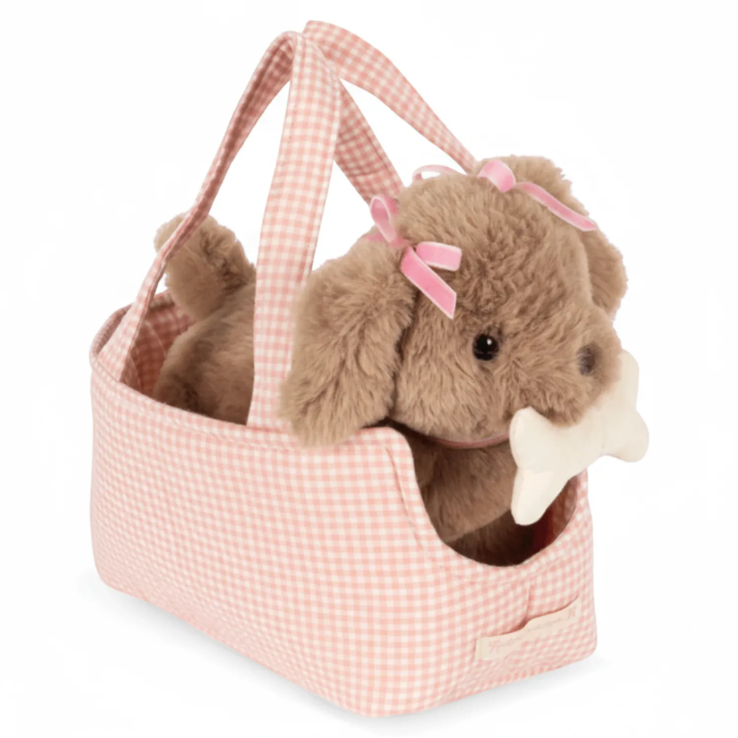 Konges slojd Piesek w torebce - pink check