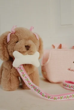 Konges slojd Piesek w torebce - pink check